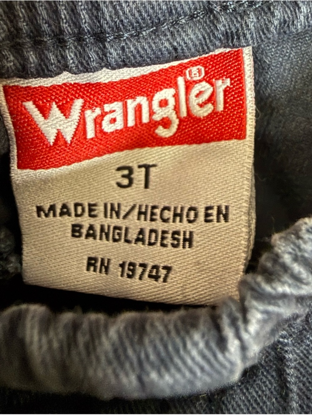 Set of 2β Wrangler Little Boysβ Shorts π Size 3T β Khaki & Navy - Picture 3 of 6